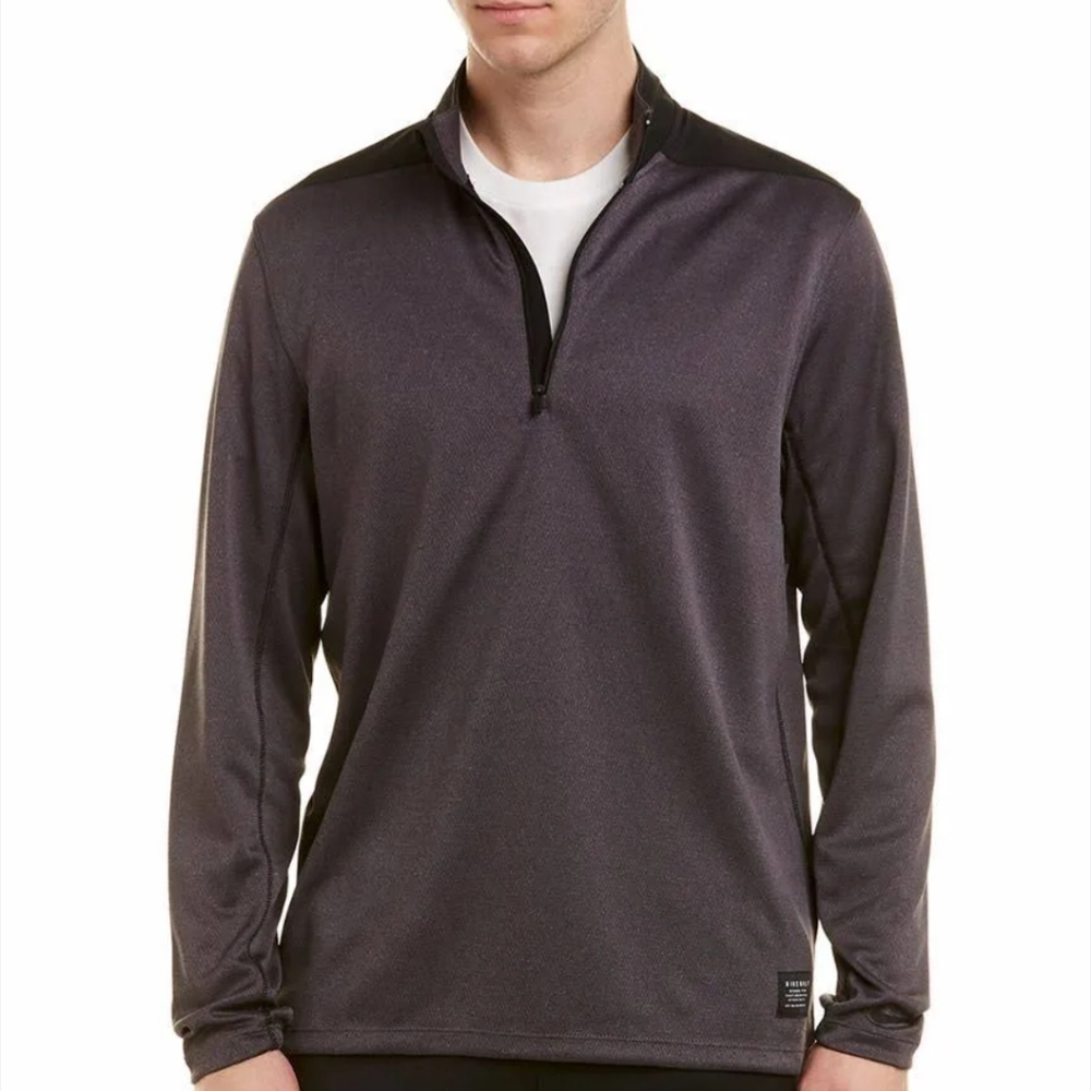 LIKE NEW Nike Golf Gray Nike Dry Core 1/2-Zip Pullover Size Small